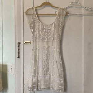 NWT French Connection white tulle dress sz2